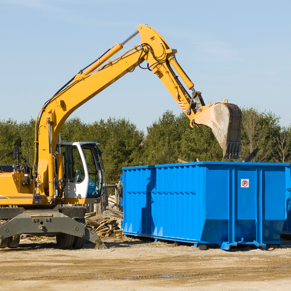 are there any restrictions on where a residential dumpster can be placed in Presque Isle ME